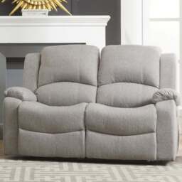 Marldon 2 Seater Light Grey Electric Recliner Sofa - Artemis Home - Wilko - thumbnail 1