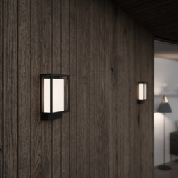 Nordlux Nestor Sensor Black Wall Light - Size: 22.1 x 14.7 x 22.1cm - Wilko - thumbnail 6