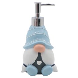 Nordic Gonk Soap Dispenser - Blue - Size: 9 x 18 x 6 - Wilko - thumbnail 1