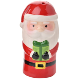The Seasonal Gift Co. Santa & Friend 2 Piece Salt & Pepper Shakers Set - Size: 9 x 4 x 4cm - Red - Wilko - thumbnail 3