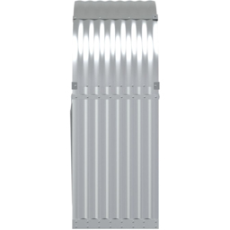 vidaXL Silver Galvanised Steel Firewood Log Holder 120 x 80 x 45cm - Wilko - thumbnail 5