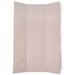 Clair de Lune Baby Gingham Anti Roll Wedge Changing Mat - Size: 69 x 44 x 8cm - Natural - Wilko - thumbnail 4