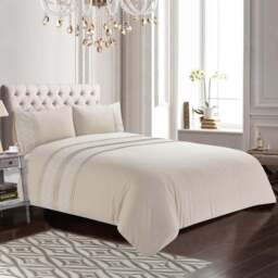 Serene Charlotte Single Floral Duvet Cover Set - Brown - Wilko - thumbnail 1