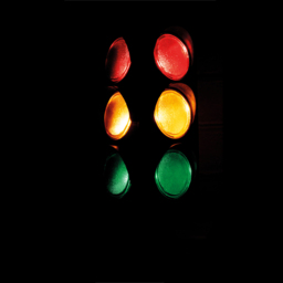 Cheetah Black Party Traffic Light With 8 Programmes - Size: 10 x 10 x 29cm - Wilko - thumbnail 3