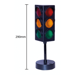 Cheetah Black Party Traffic Light With 8 Programmes - Size: 10 x 10 x 29cm - Wilko - thumbnail 5