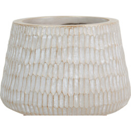 Flower Pot with Beech Wood - Neutral - Wilko - thumbnail 4