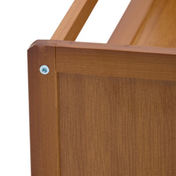 Living and Home Single Drawer 2 Shelf Brown Bamboo Desktop Bookshelf - Wilko - thumbnail 7