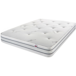 Aspire Pocket+ Single Eco Reprieve Dual Sided Mattress - White - Aspire Beds - Wilko