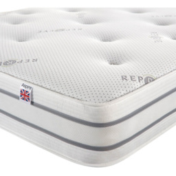 Aspire Pocket+ Single Eco Reprieve Dual Sided Mattress - White - Aspire Beds - Wilko - thumbnail 5