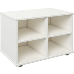 Noomi Shorty White Mid Sleeper Bed with Cube Storage Units - Size: 83 x 90.4 x 181.1cm - Wilko - thumbnail 5