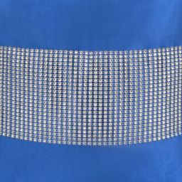 Velosso Manhattan Diamante Blue Filled Cushion 43 x 43cm 2 Pack - Wilko - thumbnail 3