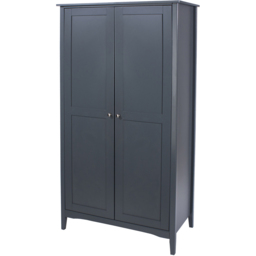 Core Products Como 2 Door Midnight Blue Wardrobe - Wilko - thumbnail 5