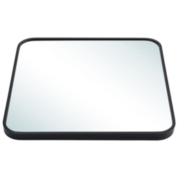 Living and Home Black Square Wall Mirror 50 x 50cm - Wilko - thumbnail 3