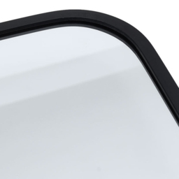 Living and Home Black Square Wall Mirror 50 x 50cm - Wilko - thumbnail 4