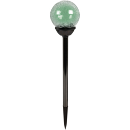 Luxform Palma Black Pearl LED Solar Garden Spike Light - Size: 12.3 x 12.3 x 60cm - Wilko - thumbnail 4