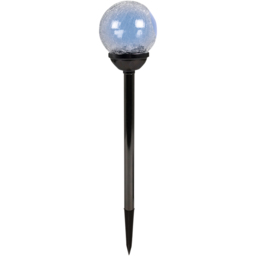 Luxform Palma Black Pearl LED Solar Garden Spike Light - Size: 12.3 x 12.3 x 60cm - Wilko - thumbnail 3