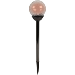 Luxform Palma Black Pearl LED Solar Garden Spike Light - Size: 12.3 x 12.3 x 60cm - Wilko - thumbnail 5