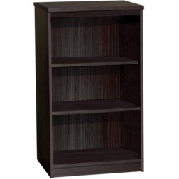 R White Cabinets 3 Shelf Black Havana Mid Height Bookcase - Wilko - thumbnail 3