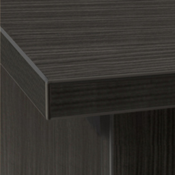 R White Cabinets 3 Shelf Black Havana Mid Height Bookcase - Wilko - thumbnail 4