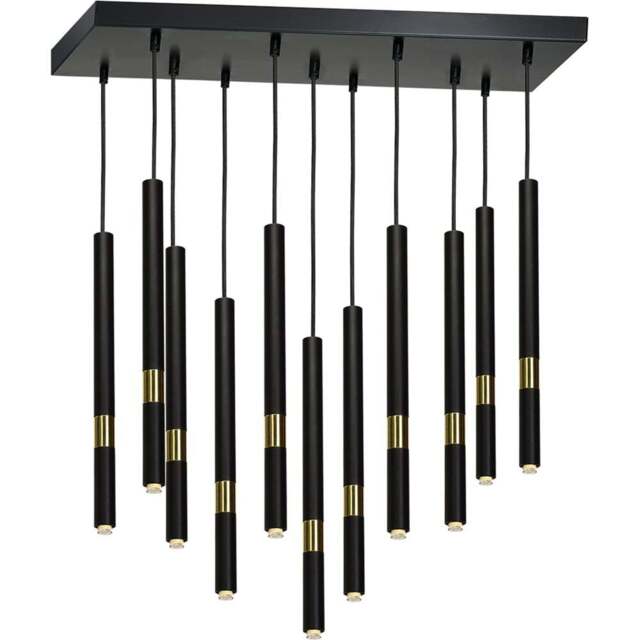 Milagro Monza Black Pendant Lamp 230V - Size: 30 x 60 x 90cm - Wilko - image 1