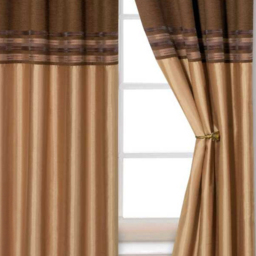Intimates Renatta Latte Eyelet Curtains 168 x 183cm - Size: W 168 x D 183cm - Cream - Wilko - thumbnail 3