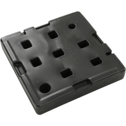 Living and Home HDPE Fillable Cantilever Umbrella Stand Base 102cm - Size: 12.5 x 102 x 102cm - Black - Wilko - thumbnail 5