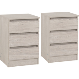 Seconique Malvern 4 Door Wardrobe Urban Snow Bedroom Furniture Set - Size: 4 Piece - Wilko - thumbnail 7