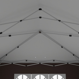 Outsunny 3 x 6m Brown Pop Up Gazebo with Sides - Wilko - thumbnail 4