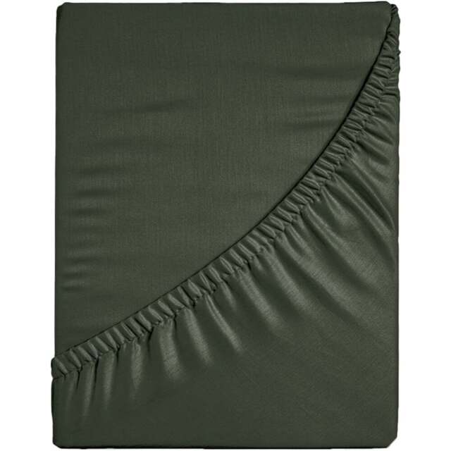 Velosso Microfibre Single Olive Fitted Sheet - Green - Wilko - image 1
