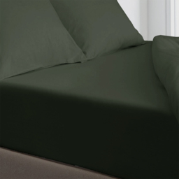 Velosso Microfibre Single Olive Fitted Sheet - Green - Wilko - thumbnail 3