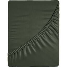 Velosso Microfibre Single Olive Fitted Sheet - Green - Wilko