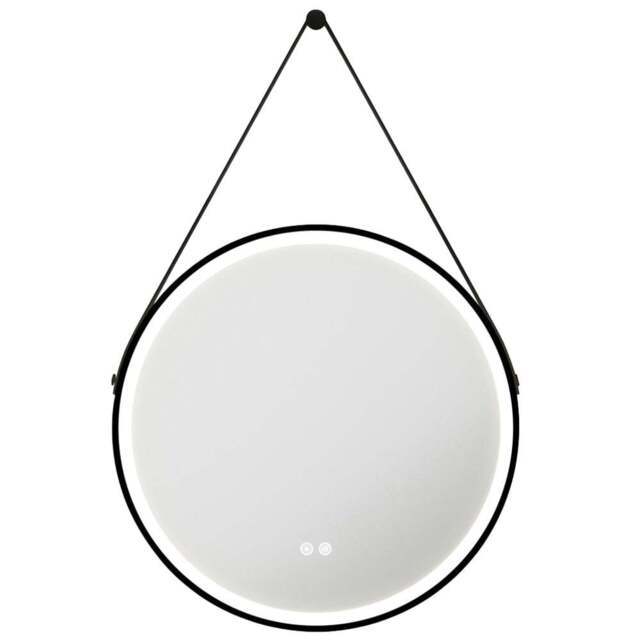 Sorrelis Valen Tunable LED Mirror with Black Trim 60cm - Size: 60 x 60 x 4.3cm - Wilko - image 1
