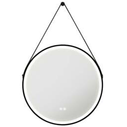 Sorrelis Valen Tunable LED Mirror with Black Trim 60cm - Size: 60 x 60 x 4.3cm - Wilko - thumbnail 1