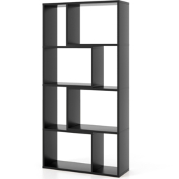 Costway 8 Cube Black Geometric Bookshelf - Size: 8 Shelf - Wilko - thumbnail 3