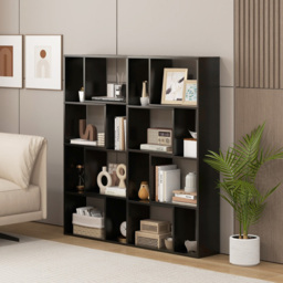 Costway 8 Cube Black Geometric Bookshelf - Size: 8 Shelf - Wilko - thumbnail 5