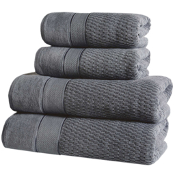 Rapport Home Royal Grey Velvet Woven Cotton Face Cloth - Size: 0.1 x 30 x 30cm - Wilko - thumbnail 4