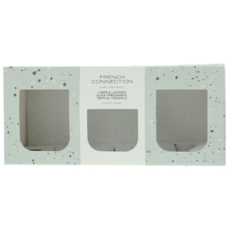 French Connection Black Collection Scented Candle 3 Piece Gift Set - Size: 9.3 x 6.5 x 19.4cm - n/a - Wilko - thumbnail 4