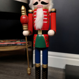 Premier Red Countdown Wooden Christmas Nutcracker Christmas Decoration 50cm - Size: 50 x 21 x 10.5cm - Wilko - thumbnail 7