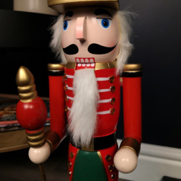 Premier Red Countdown Wooden Christmas Nutcracker Christmas Decoration 50cm - Size: 50 x 21 x 10.5cm - Wilko - thumbnail 4