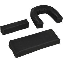 Outsunny Set of 2 Black Folding Sun Lounger with Reading Hole - Size: 36 x 58 x 187cm - Wilko - thumbnail 4
