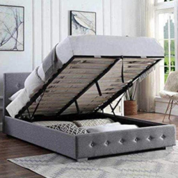 Home Treats King Size Grey Ottoman Storage Bed - Wilko - thumbnail 7