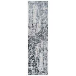 Desire Rugs Styra Silver Abstract Rug 60 x 220cm - Wilko - thumbnail 1