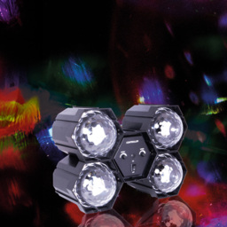 FX Lab 4 Way LED Crystal Light Effect - Size: 24.5 x 30 x 15cm - BLACK - FXLAB - Wilko - thumbnail 5