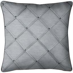 Intimates Natasha Black and Silver Filled Cushion 43 x 43cm 2 Pack - Multi - Wilko