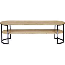 Marseille Light Oak TV Unit - Size: 50 x 160 x 40cm - Brown - Wilko - thumbnail 5