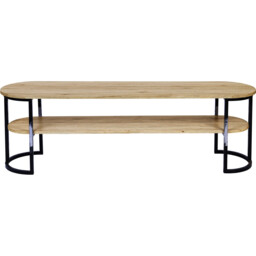 Marseille Light Oak TV Unit - Size: 50 x 160 x 40cm - Brown - Wilko - thumbnail 2