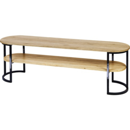 Marseille Light Oak TV Unit - Size: 50 x 160 x 40cm - Brown - Wilko - thumbnail 4