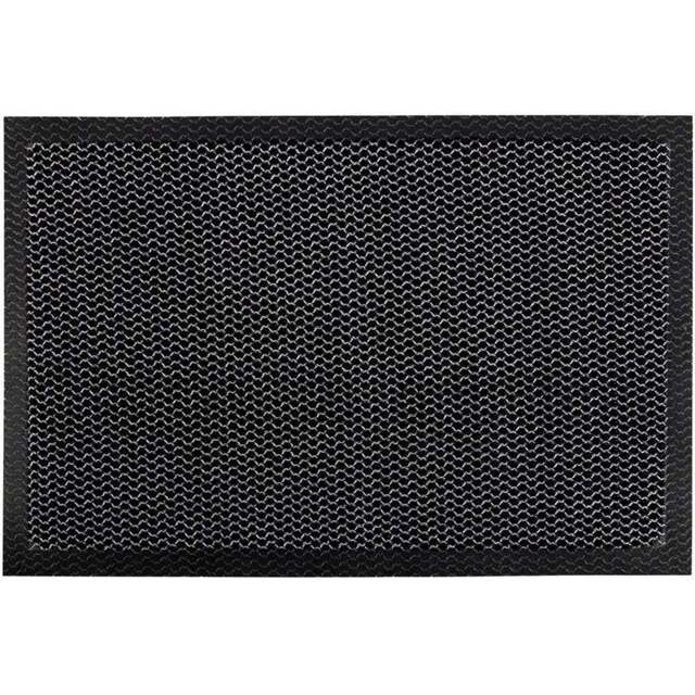 Floortex Doortex Meshmat Metallic Grey Entrance Mat 80 x 120cm - Size: 120 x 80 x 2cm - Storm Grey - Wilko - image 1