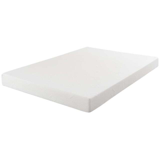 The Foam People Westwood King Size Dual Layer Memory and Firm Foam Mattress 4 inch - White - Wilko - image 1
