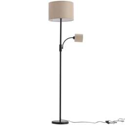 Living and Home 2 Light Gooseneck Floor Lamp - Size: 177 x 50 x 38cm - Green - Wilko - thumbnail 1
